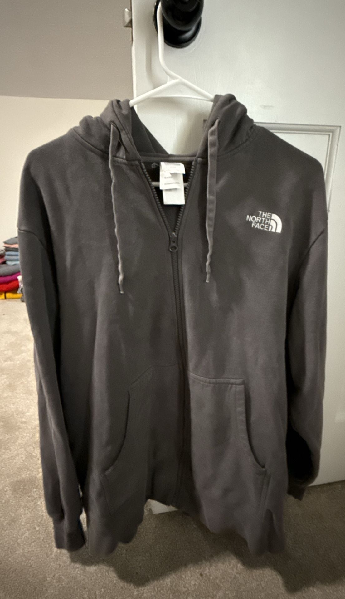 The North Face Full Zip Hoodie Size XL Gray 2
