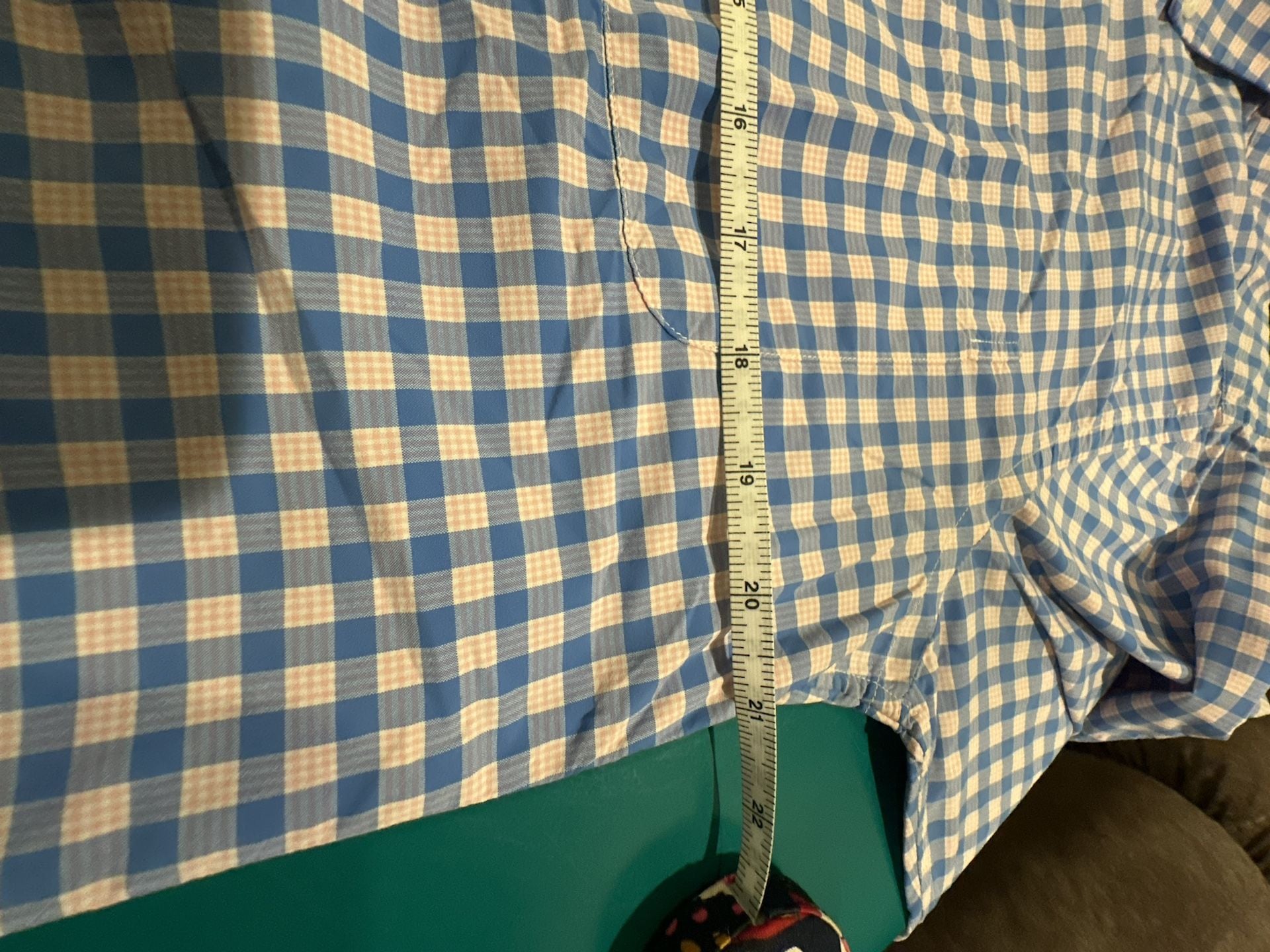 Vineyard Vines Slim Fit Murray Shirt Size M Blue Plaid 3
