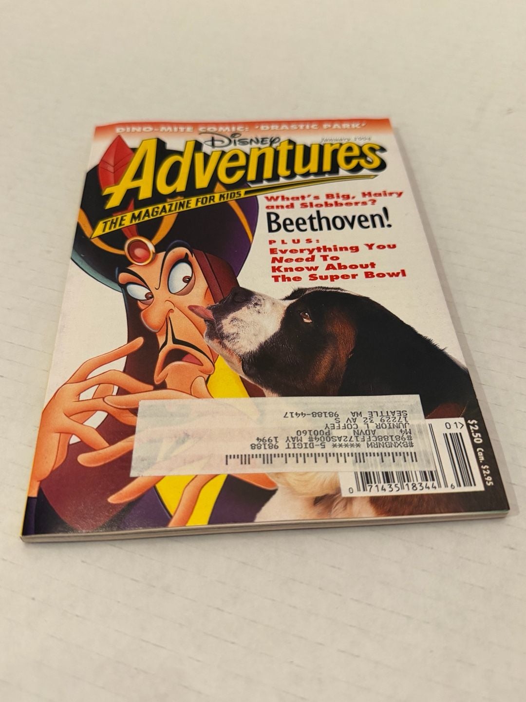 Disney Adventures Magazine January 1994 Jafar and Beethoven 1