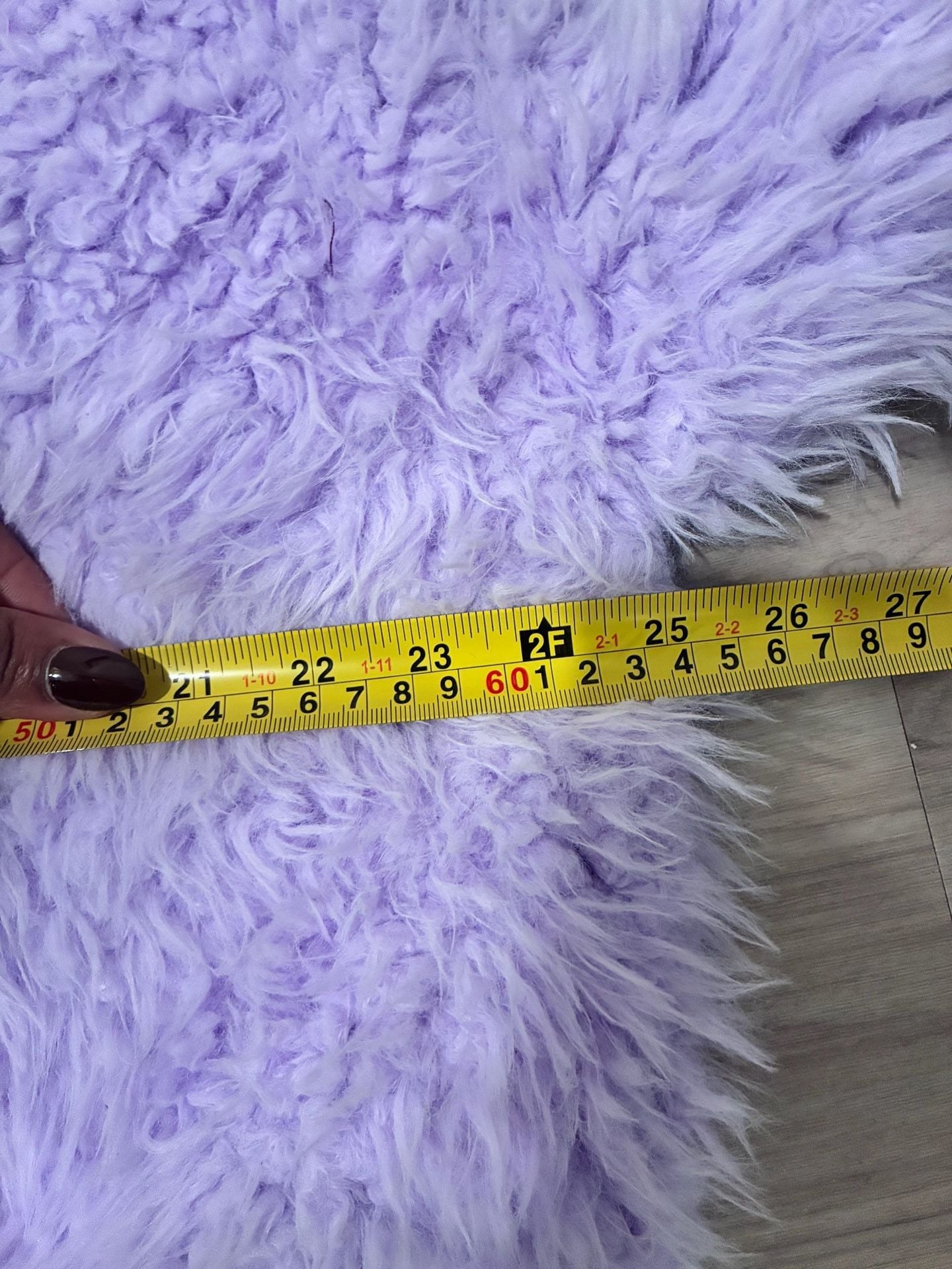 No Boundaries Purple Faux Fur Fuzzy Long Sleeve Sweater Size XL 15-17 7