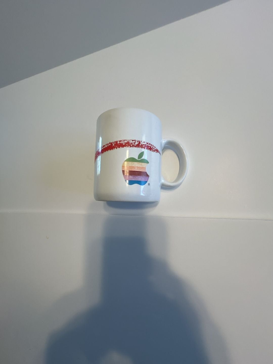 Papel Apple Computer Rainbow Logo Vintage Coffee Mug Japan 1