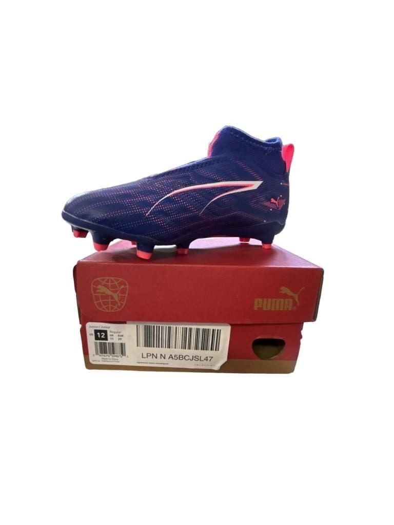 Puma Ultra Match LL FG/AG Soccer Cleats Size 12 Kids Lapis Lazuli Blue 4