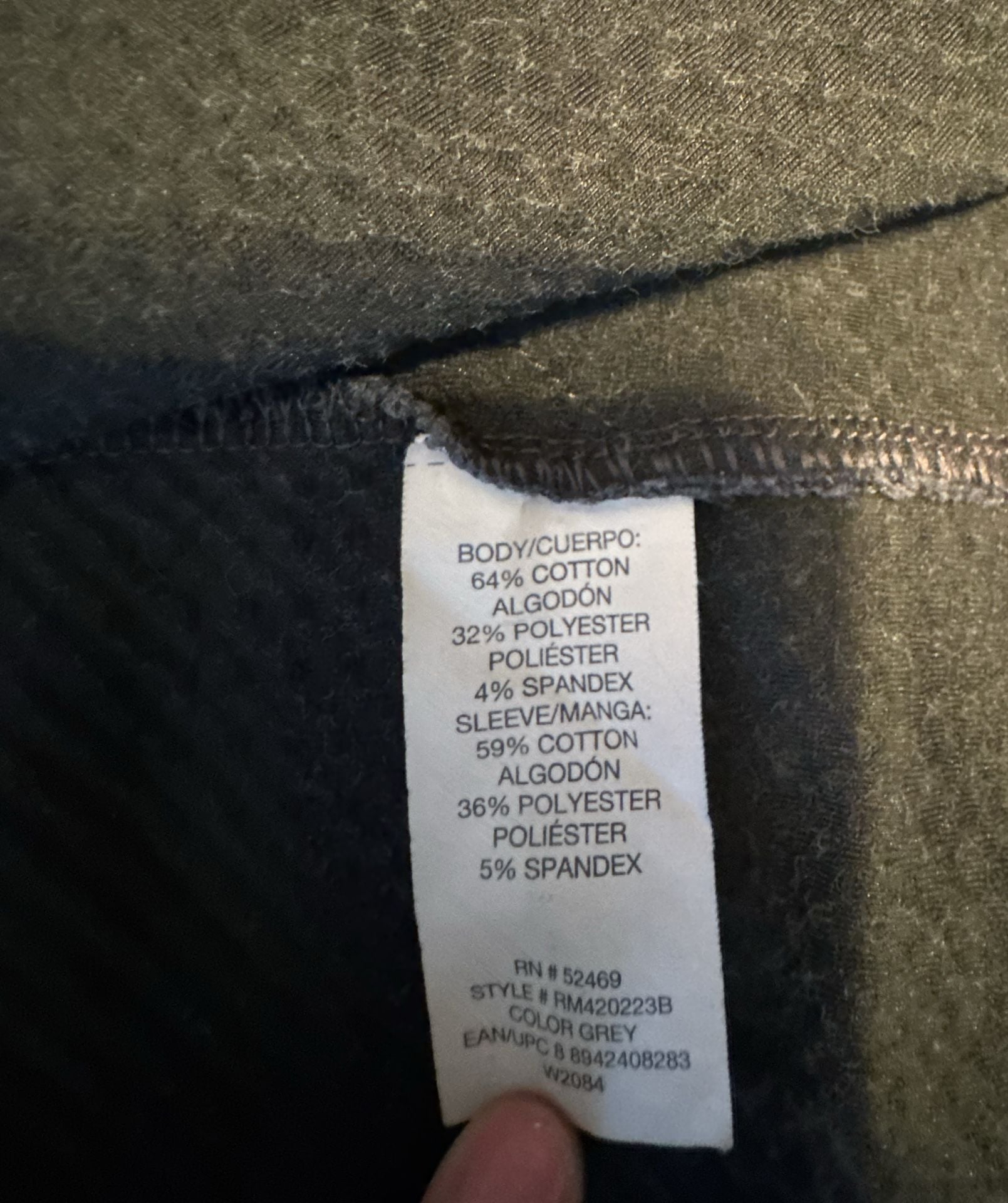 Russell IntelliFresh Hoodie Size 3XL Grey Pullover Sweatshirt 4