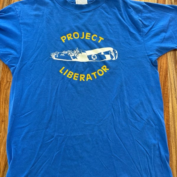Vintage 1980’s Military Project Liberator T-Shirt Size L