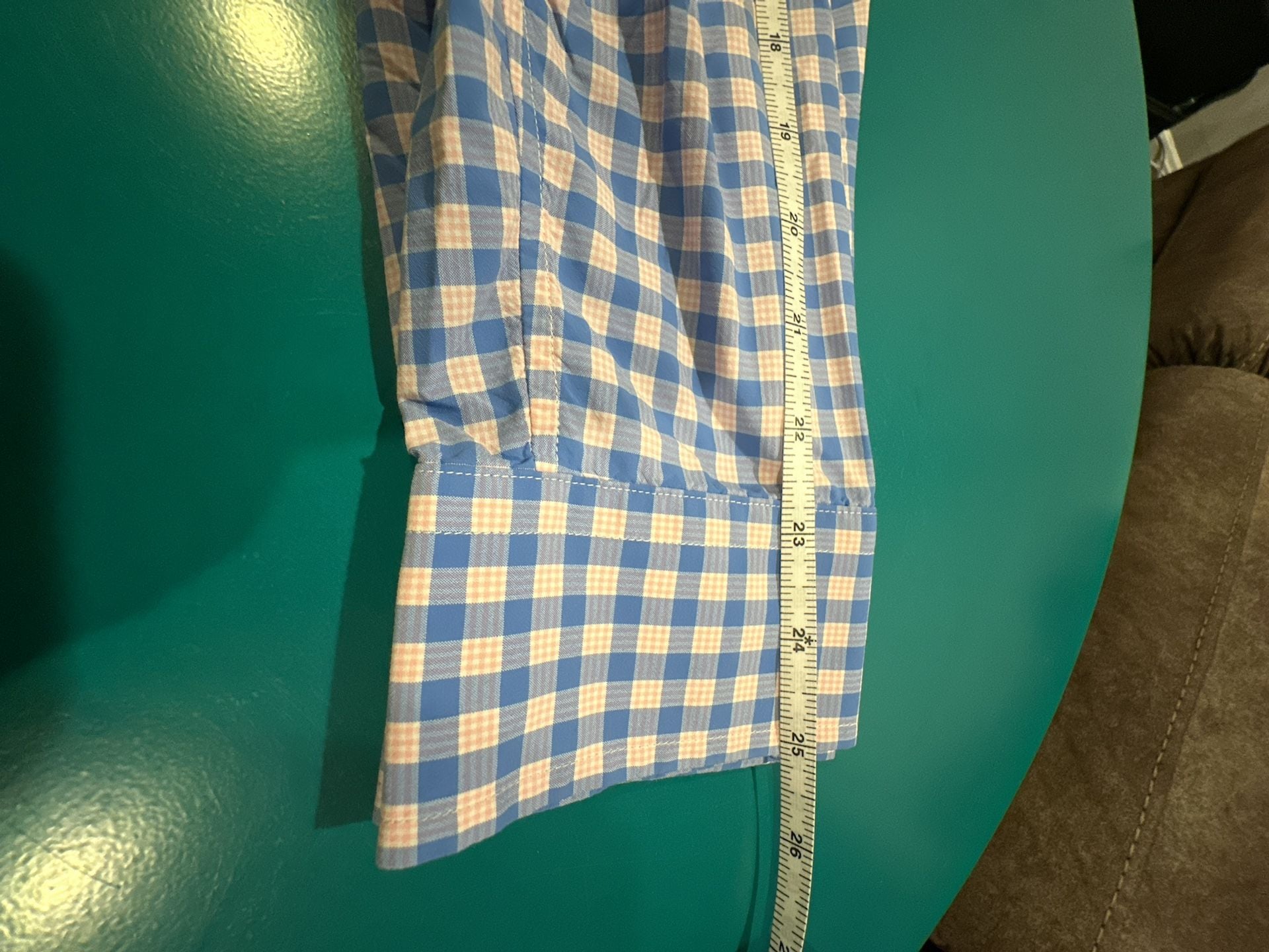 Vineyard Vines Slim Fit Murray Shirt Size M Blue Plaid 6