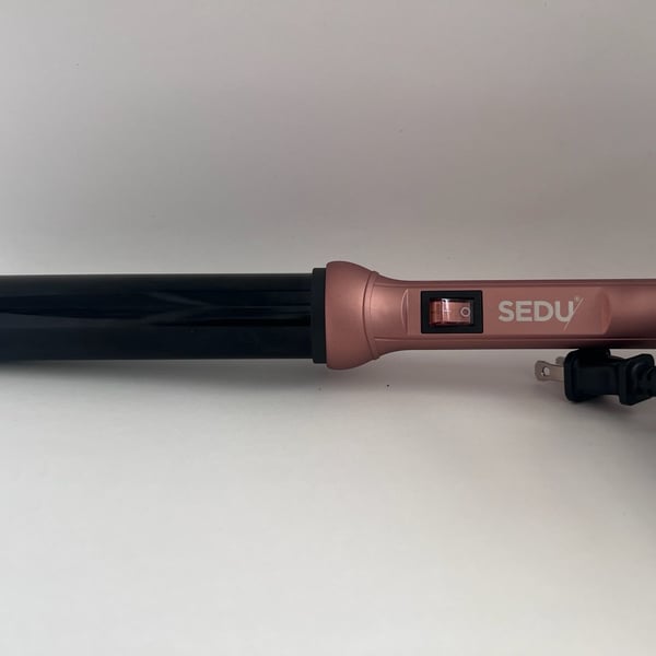 Sedu Pro Styler Curling Wand Rose Gold Black Hair Styling Iron