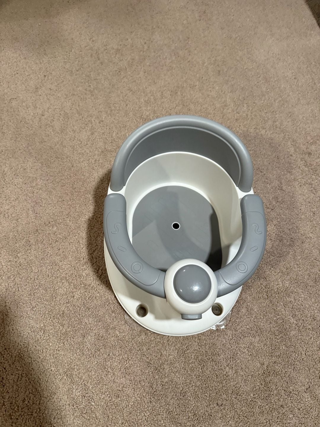 Baby Bath Seat YD-1958 Gray Suction Cups 1