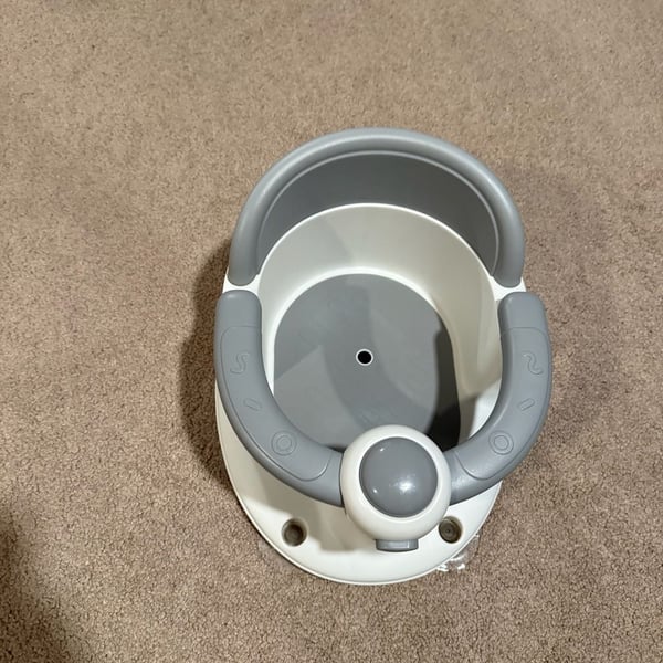 Baby Bath Seat YD-1958 Gray Suction Cups