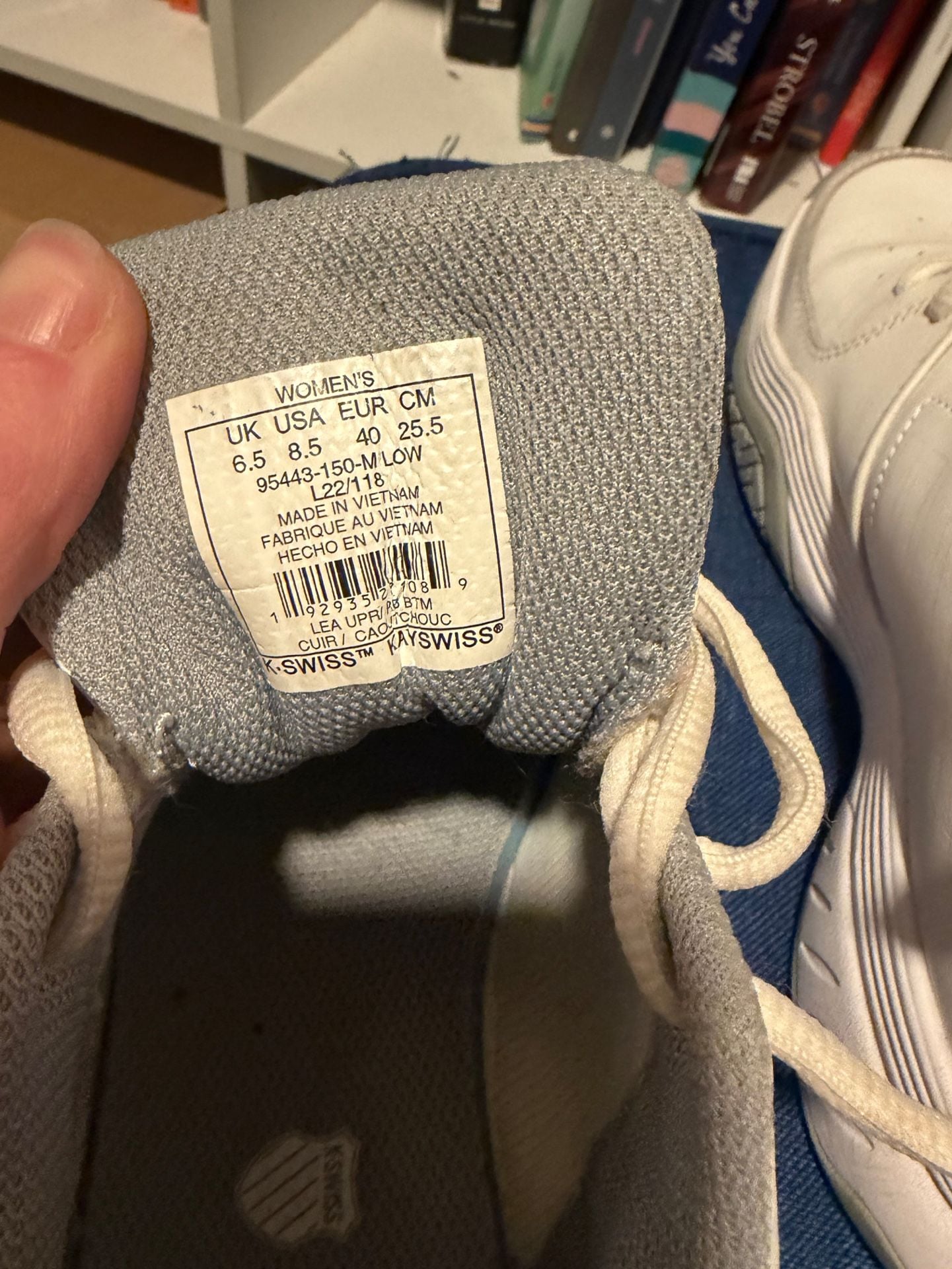 K-Swiss Bigshot Light 3 Tennis Shoes White Silver 11