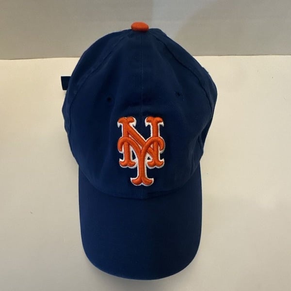 2002-2005 New Era New York Mets 9TWENTY Adjustable Blue Cap