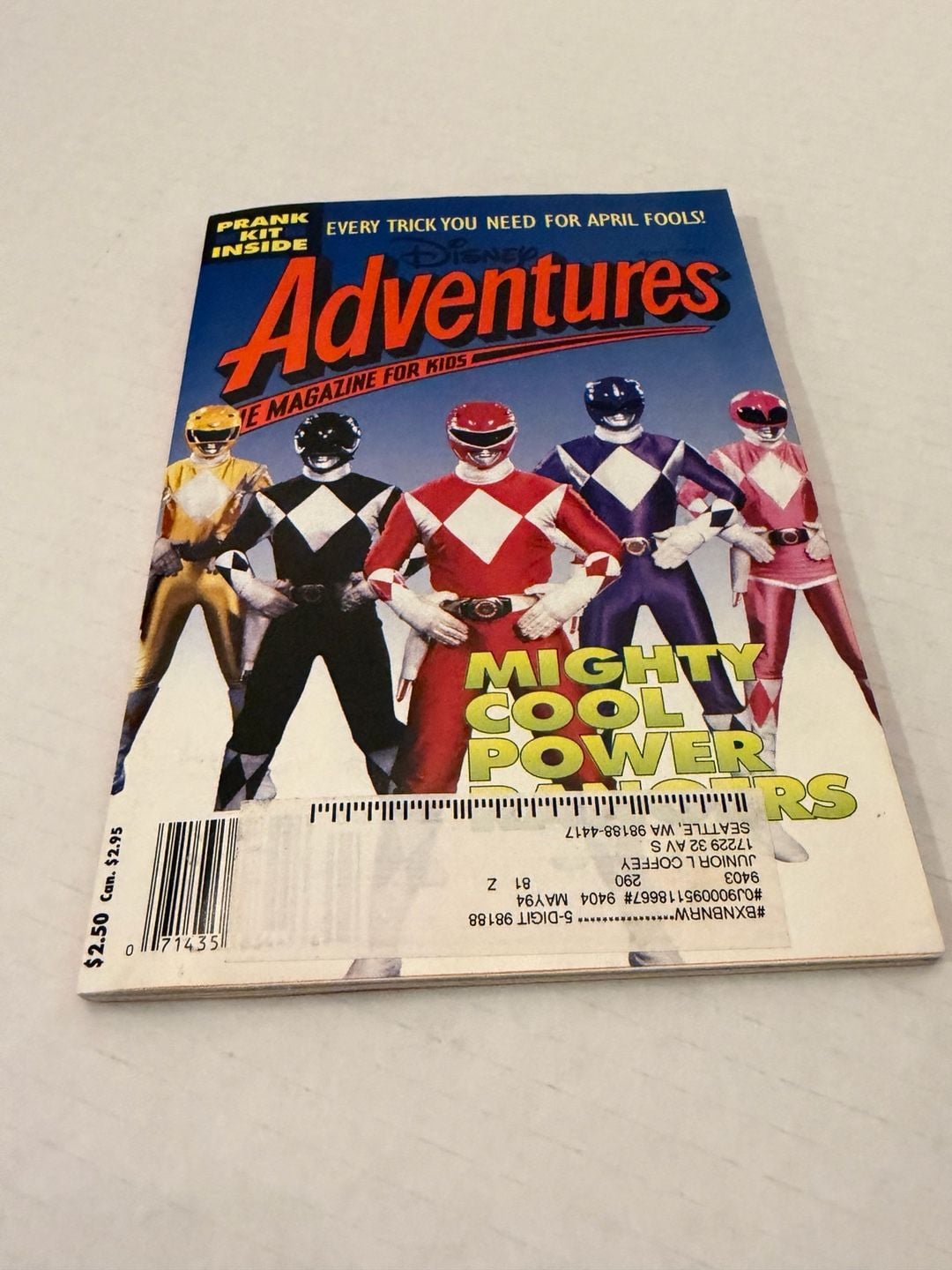 Disney Adventures Magazine May 1994 Power Rangers Mega Man IV 1