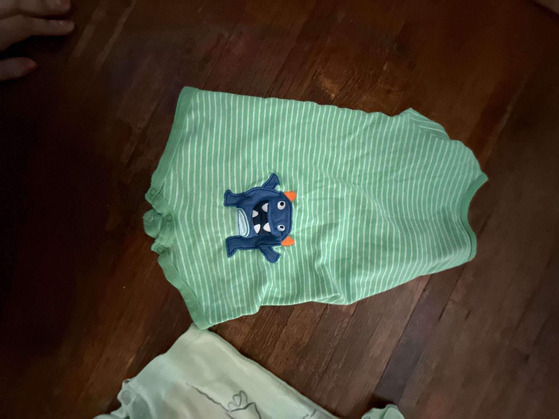 Baby Boys Green Rompers And Bodysuit Set 5
