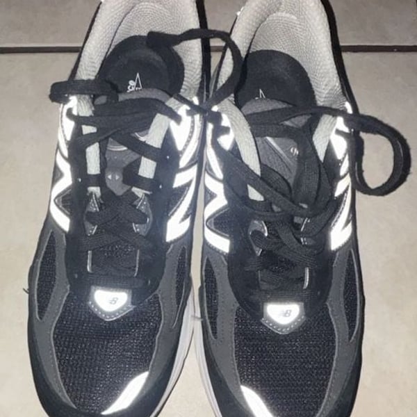 New Balance 990v6 Black Silver size 9.5  Made in USA Preowned Men’s 