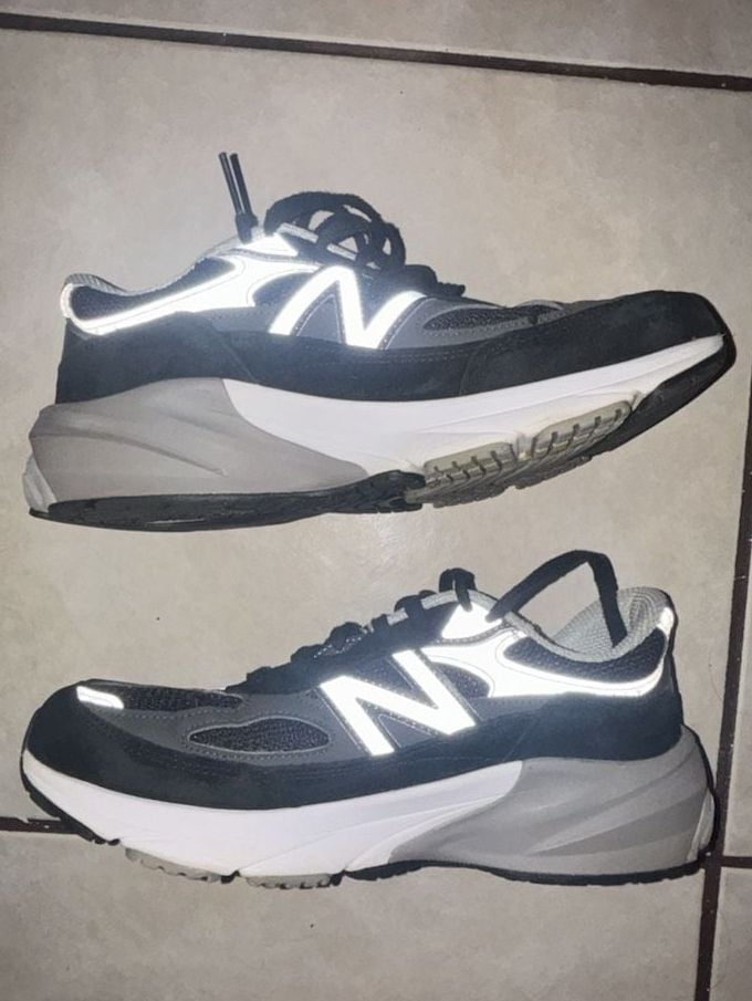 New Balance 990v6 Black Silver size 9.5 Made in USA Preowned Men’s 4