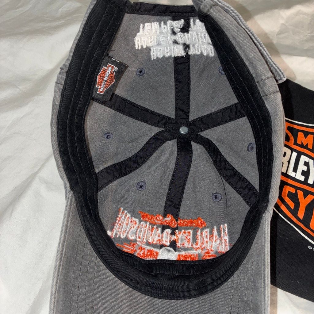 Harley-Davidson Horny Toad Temple Texas Baseball Cap Grey Adjustable 7