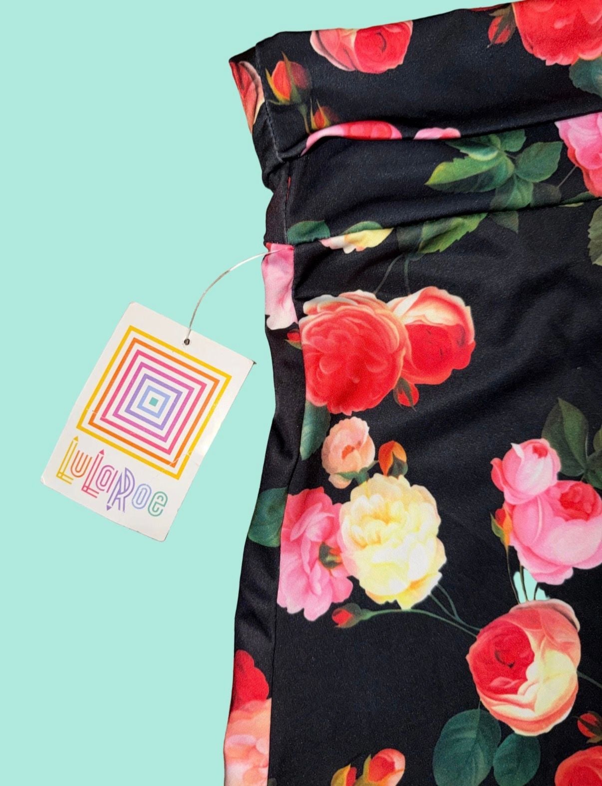 LuLaRoe Maxi Skirt Floral Size L 7