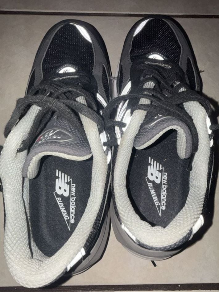 New Balance 990v6 Black Silver size 9.5 Made in USA Preowned Men’s 6