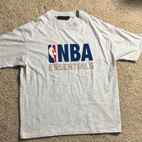 Fear of God Essentials x NBA T-Shirt Light Heather Gray