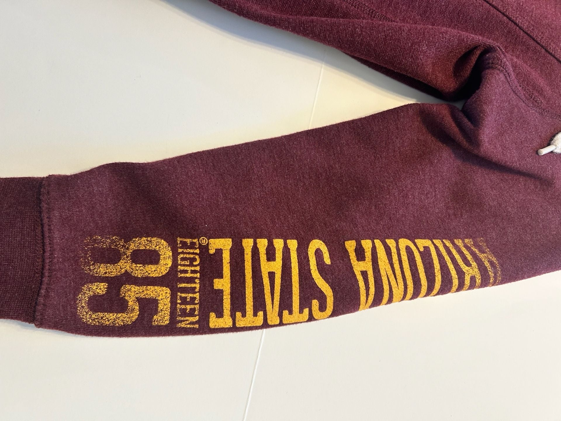 Champion Elite Arizona State Sun Devils Zip-Up Hoodie Size S Burgundy 5