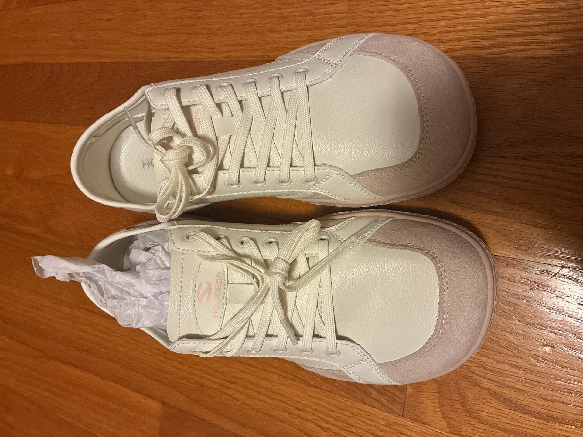 Hobibear Barefoot Sneakers Size EUR 40 White Pink Wide Toe Box 7