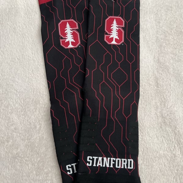 Strideline Stanford Black Cyborg Comfy Full Size M/L Socks