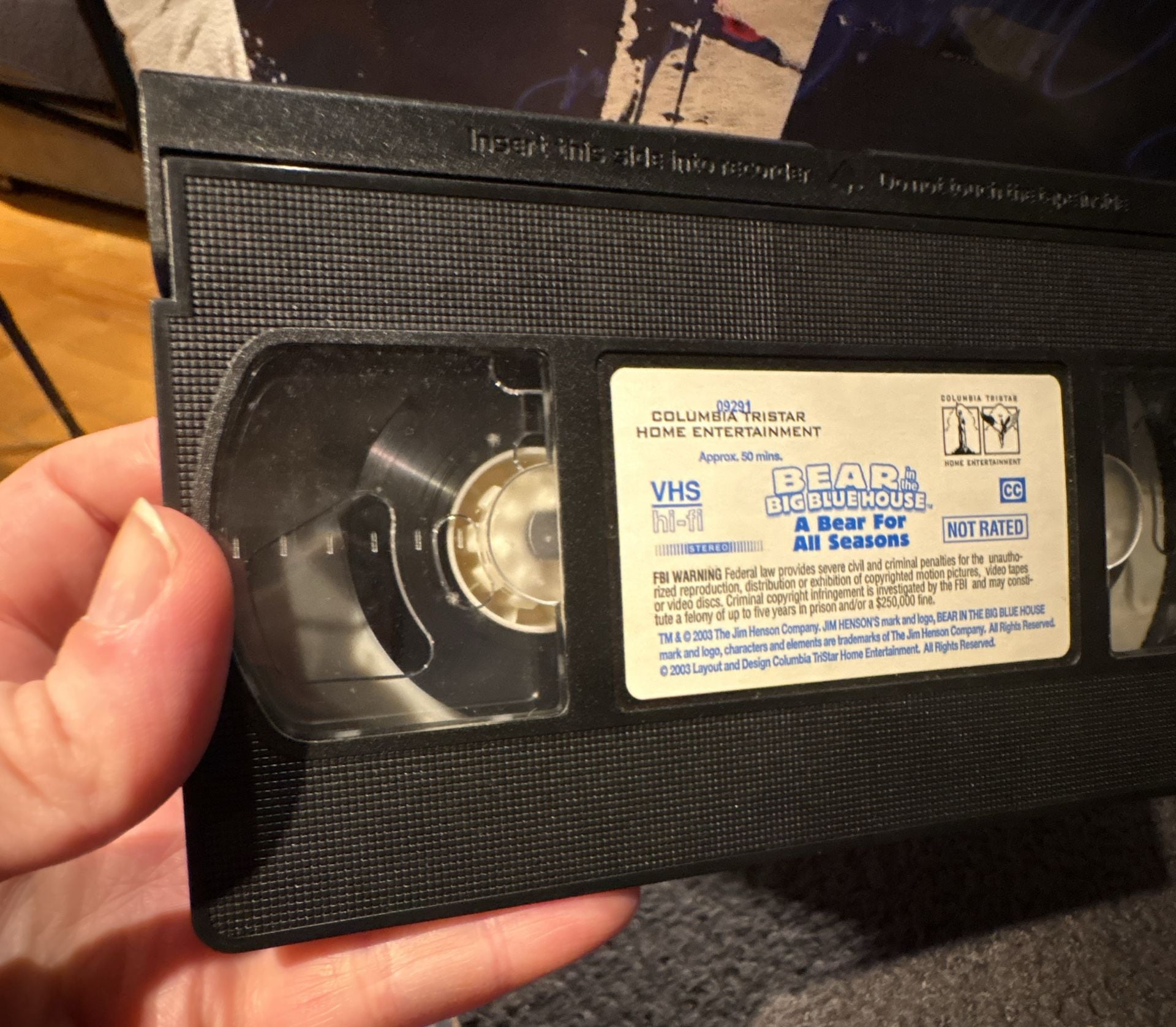 Bear In The Big Blue House A Bear For All Seasons VHS 5