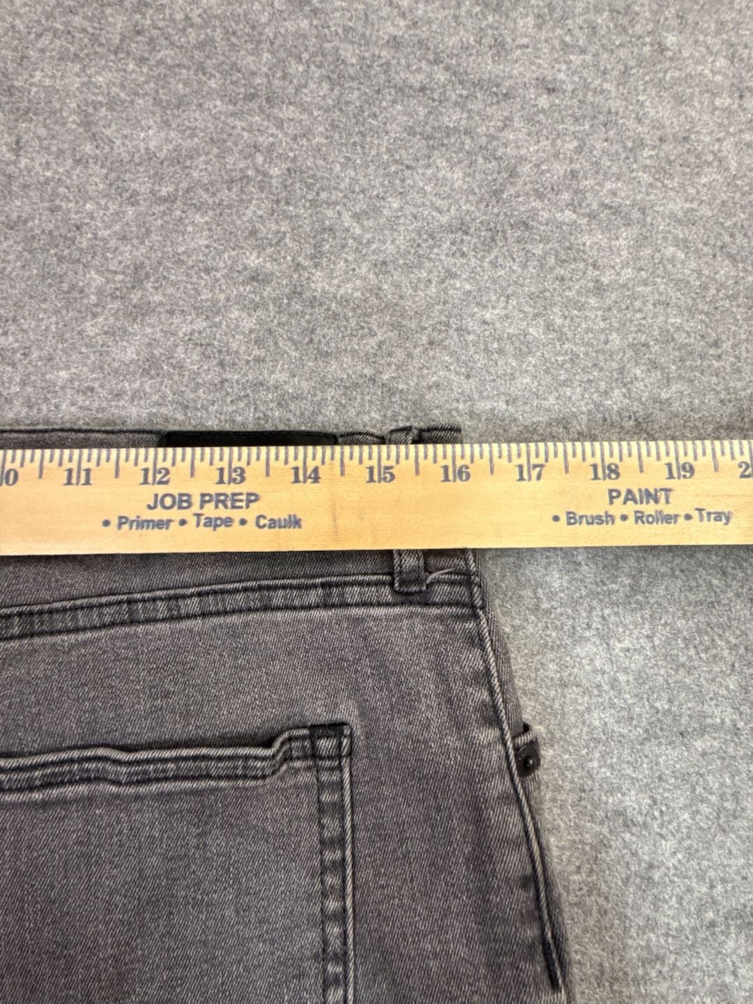 Everlane High-Rise Slim-Straight Jeans Size 32 Ankle Grey 9