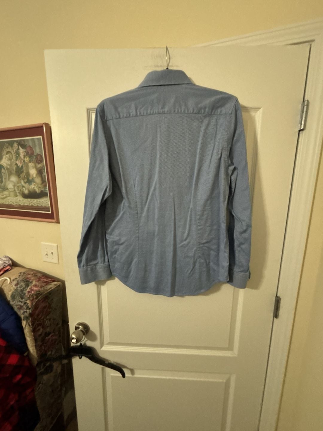 Robert Graham Dress Shirt Size 42 16.5 Blue Patterned Long Sleeve 5
