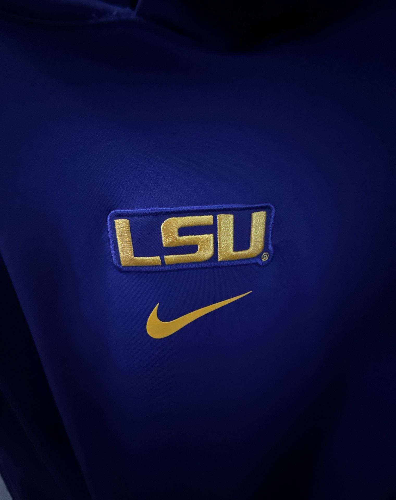 Nike LSU Tigers Dri-FIT Long Sleeve Hoodie Size XL Purple 4