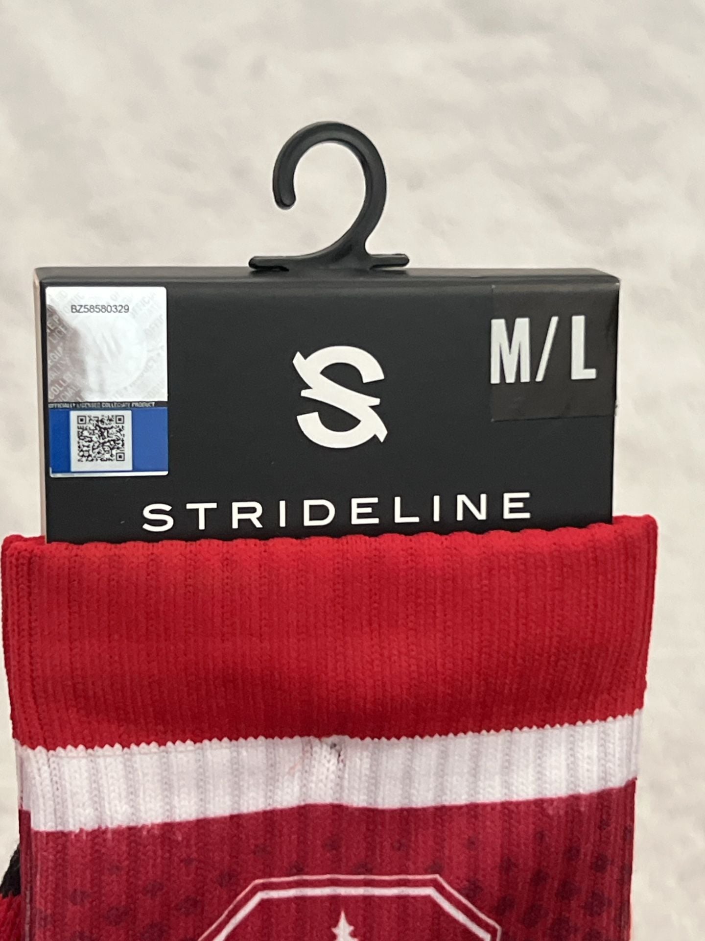 Strideline Stanford Cardinal Crew Socks Size M/L Premium Red NCAA 2