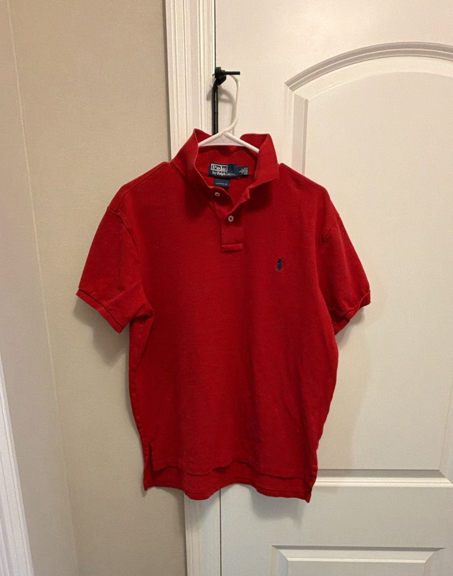 Polo Ralph Lauren Custom Fit Polo Shirt Size L Red 2