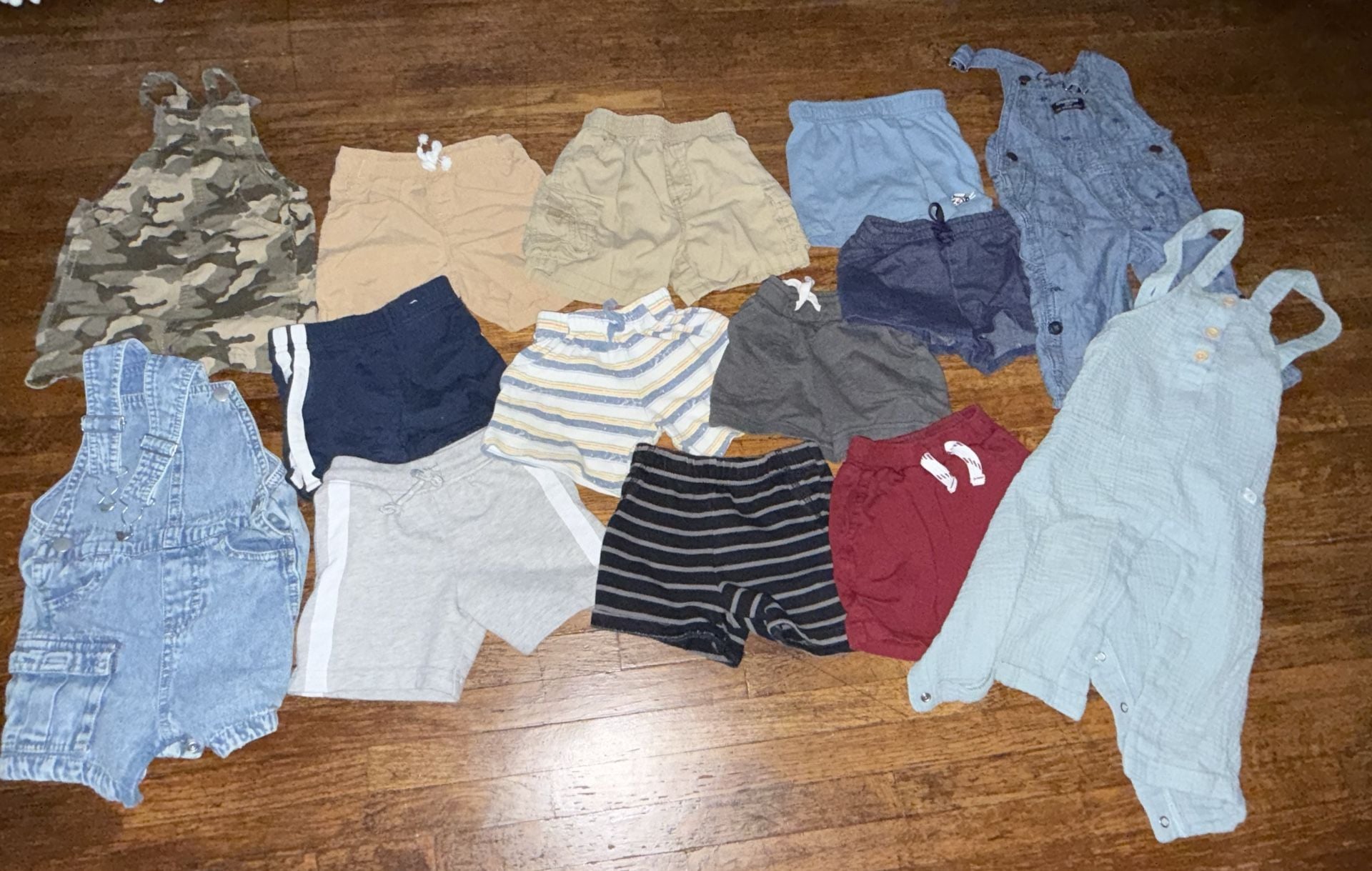 Baby Boy Summer Clothing Bundle Shorts And Overalls 1