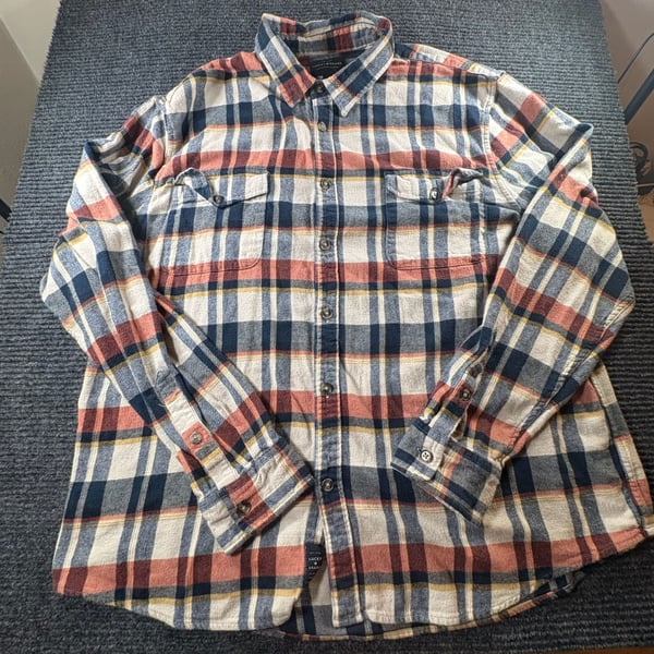 Lucky Brand Plaid Flannel Long Sleeve Shirt