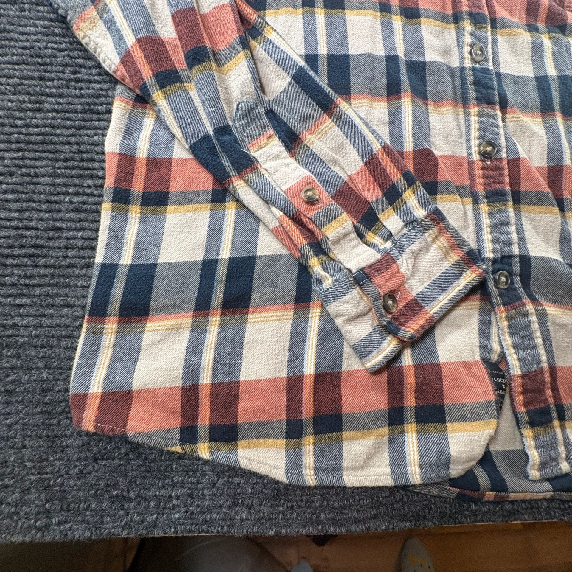 Lucky Brand Plaid Flannel Long Sleeve Shirt 3