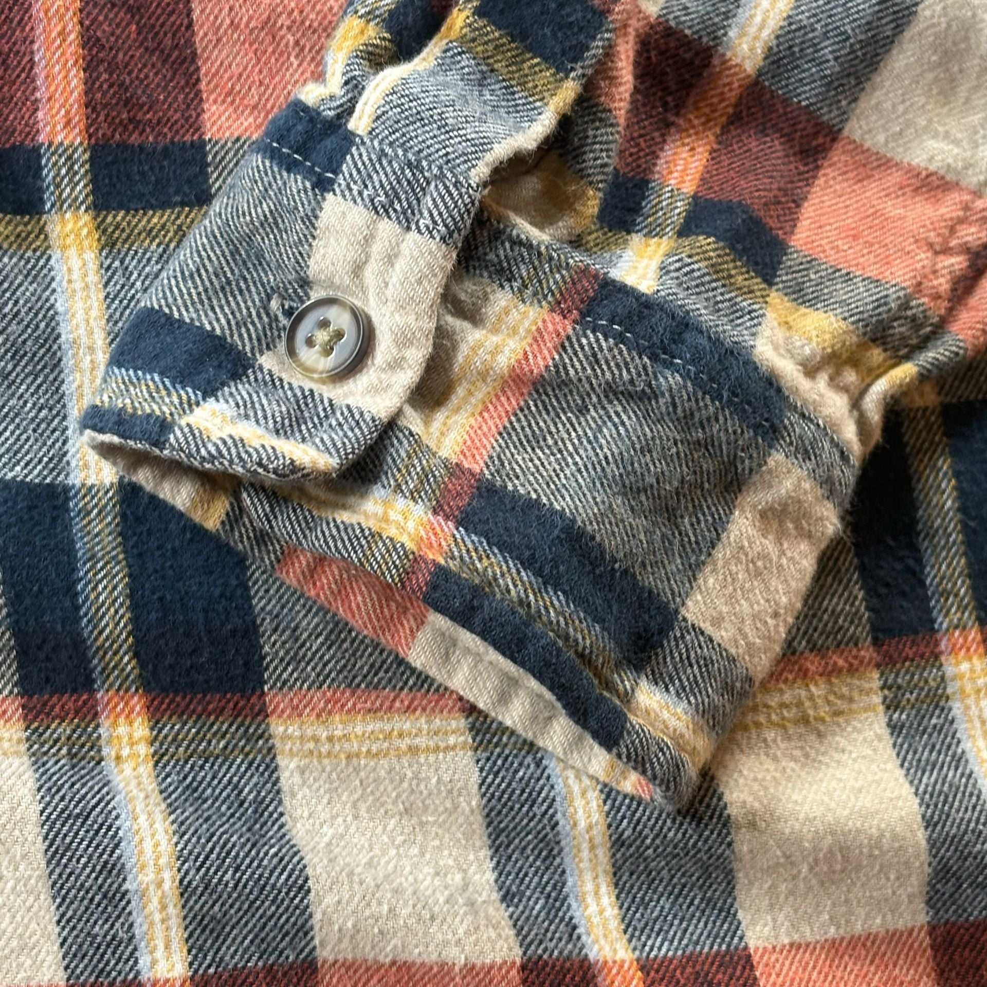 Lucky Brand Plaid Flannel Long Sleeve Shirt 8