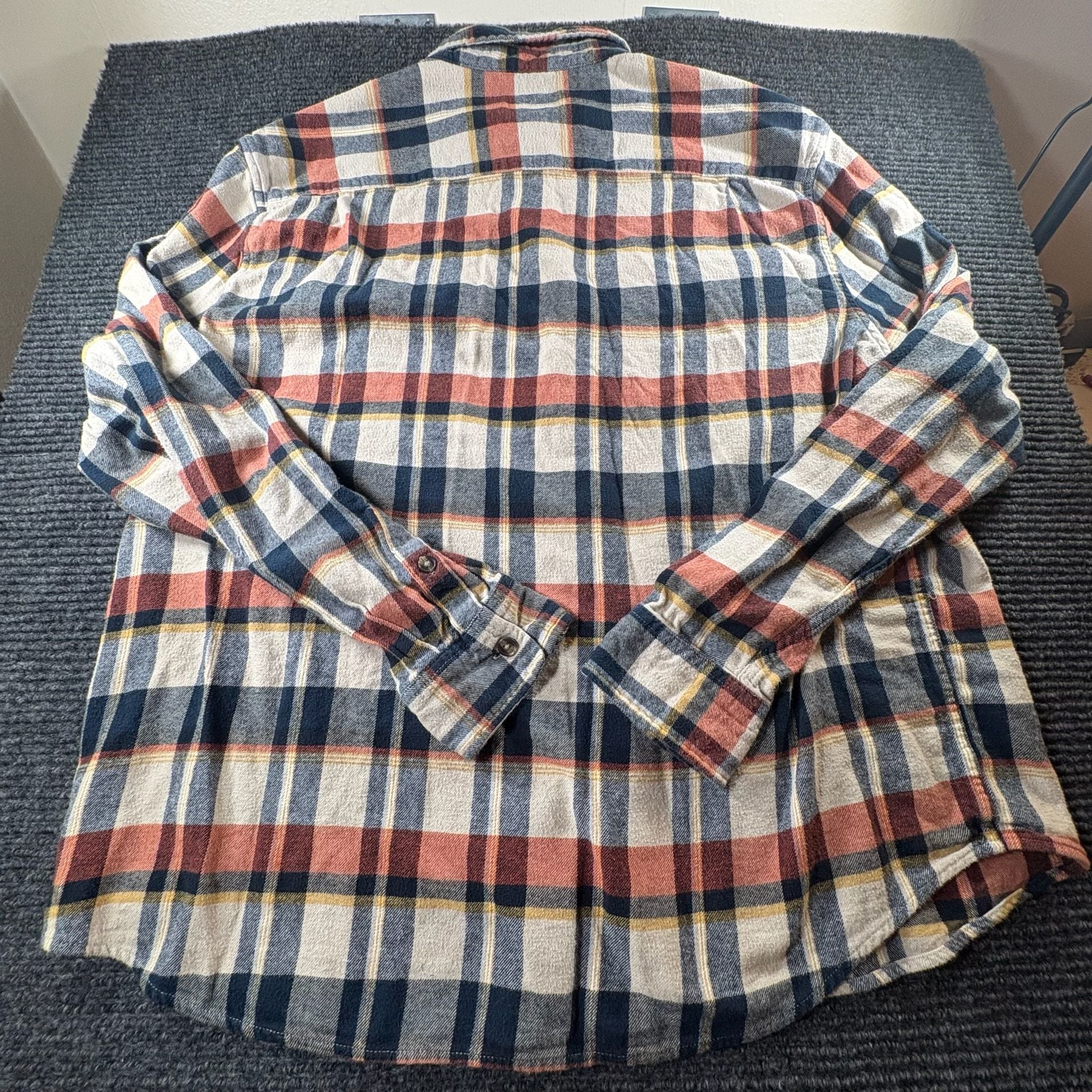 Lucky Brand Plaid Flannel Long Sleeve Shirt 10