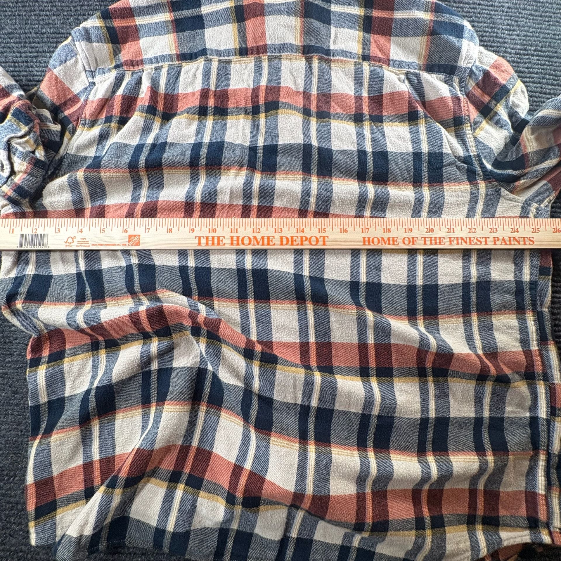 Lucky Brand Plaid Flannel Long Sleeve Shirt 11