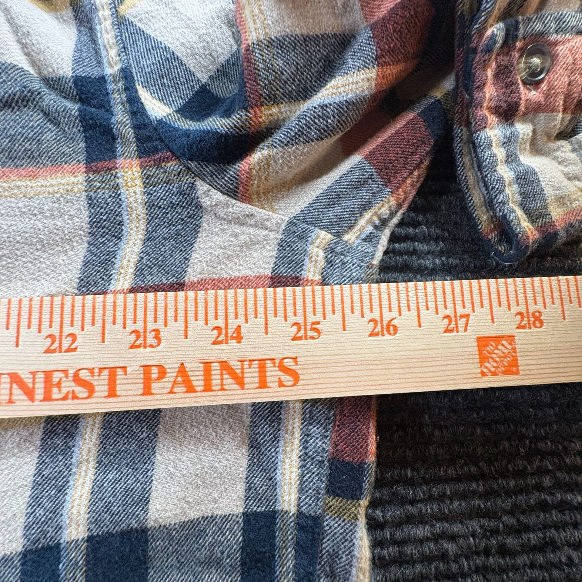 Lucky Brand Plaid Flannel Long Sleeve Shirt 12