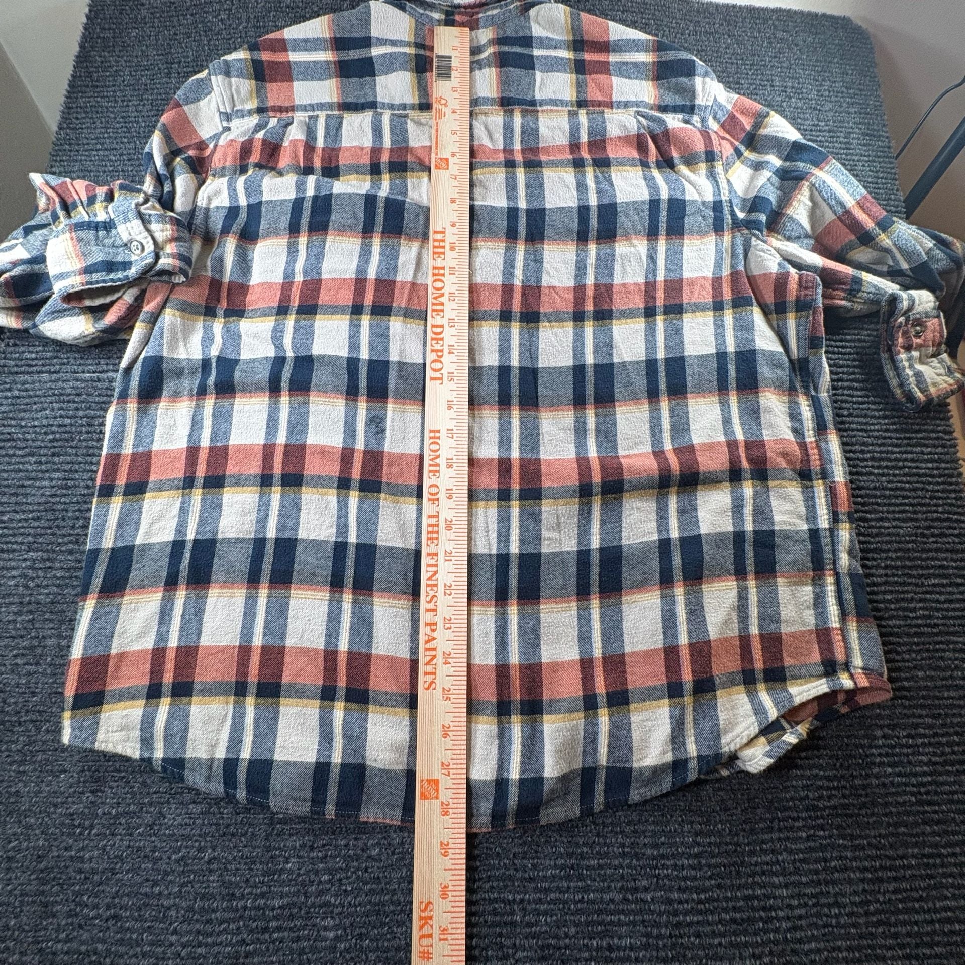 Lucky Brand Plaid Flannel Long Sleeve Shirt 13