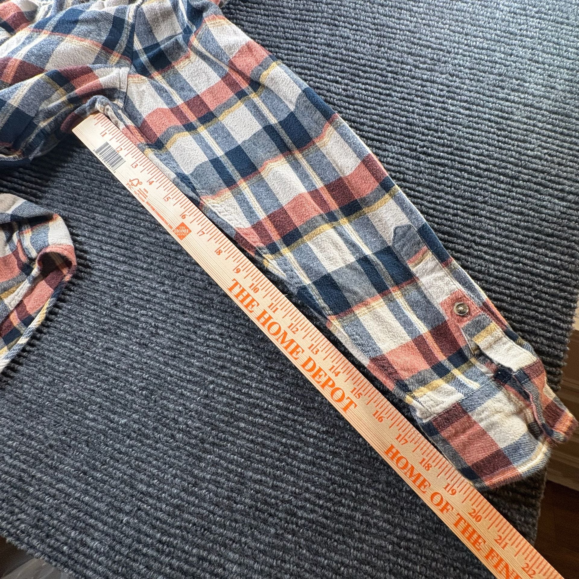 Lucky Brand Plaid Flannel Long Sleeve Shirt 15