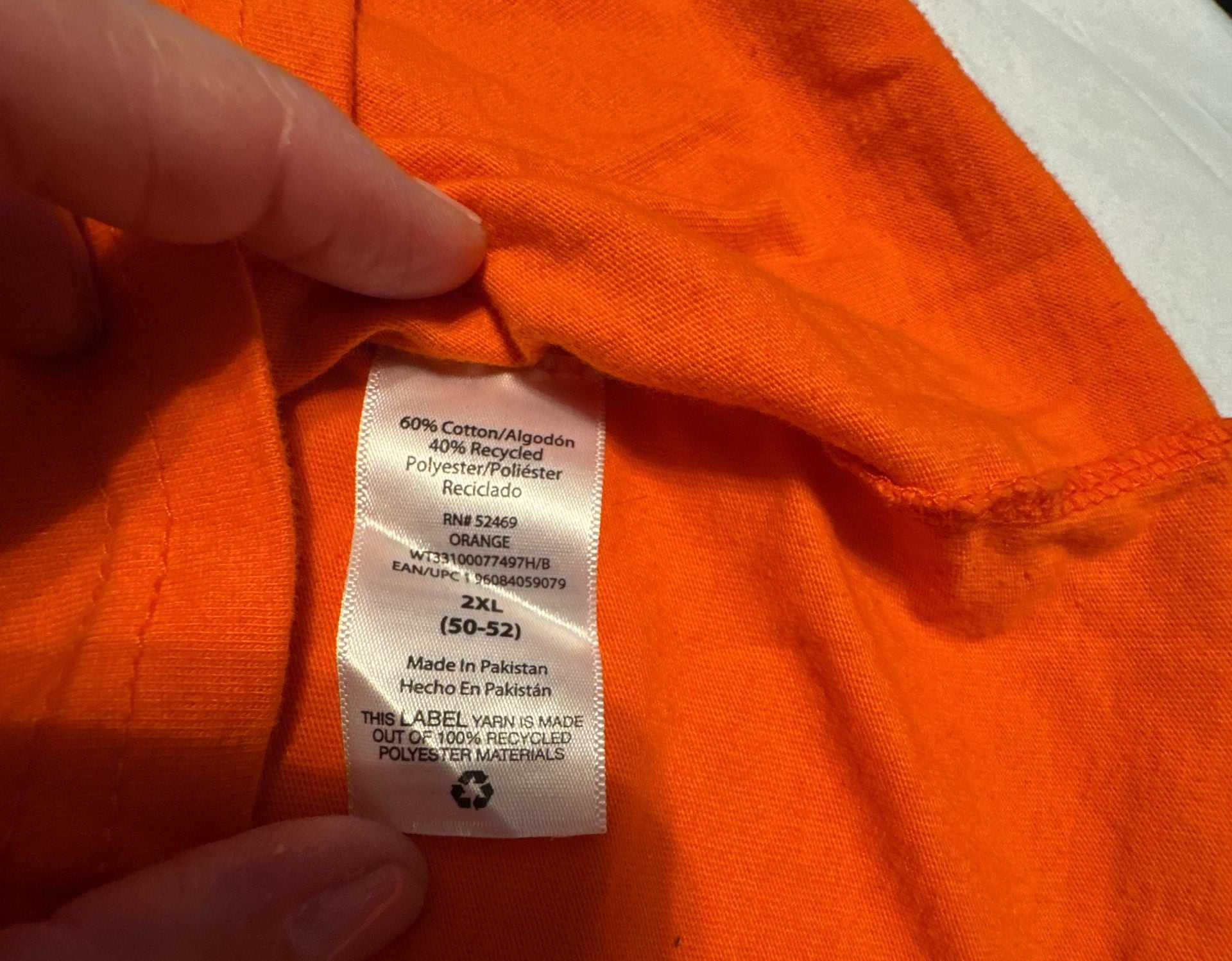 Way To Celebrate Halloween Pumpkin T-Shirt Size 2XL Orange Jack-O-Lantern 4