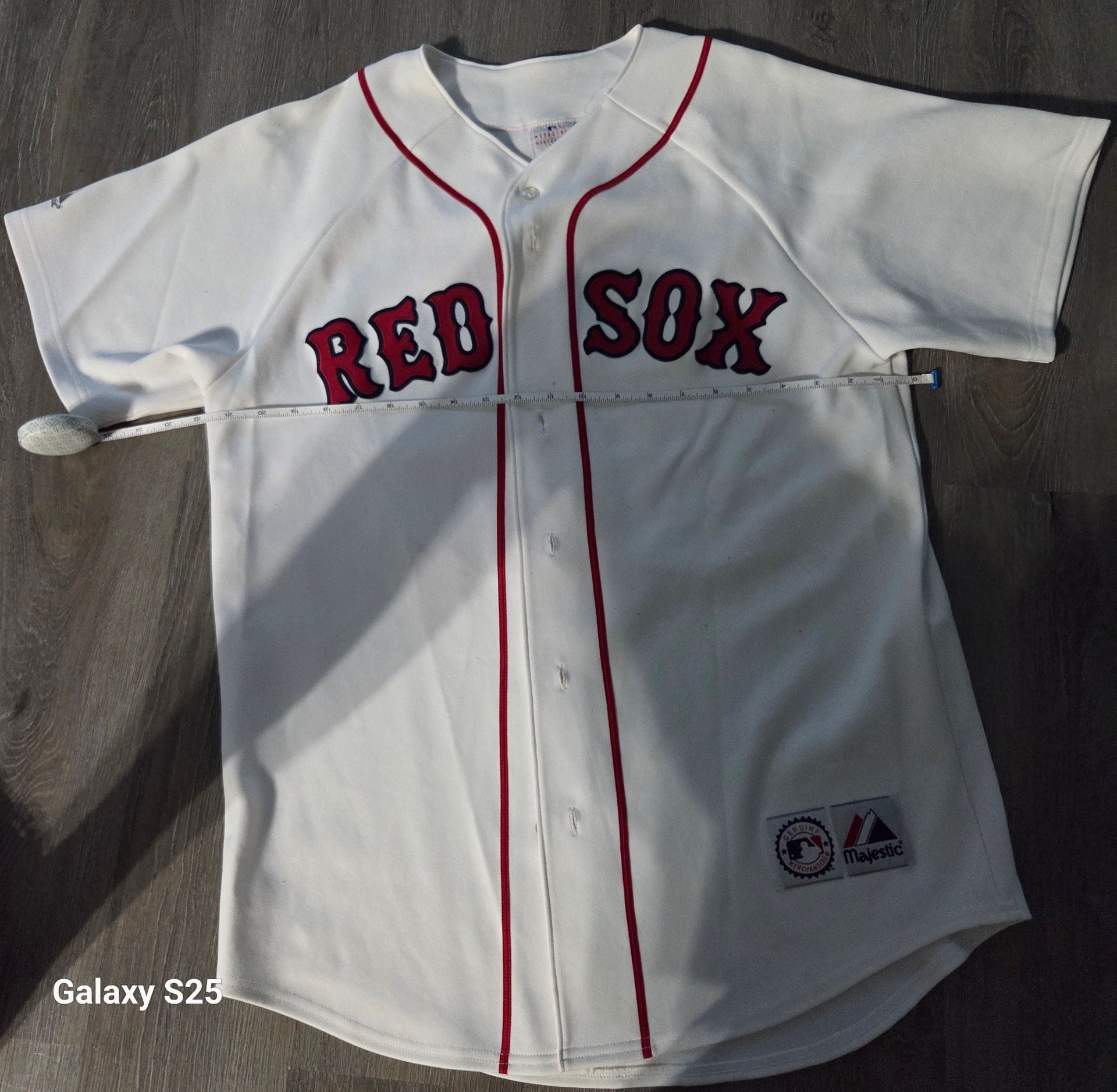Majestic Boston Red Sox Varitek 33 Baseball Jersey White 2