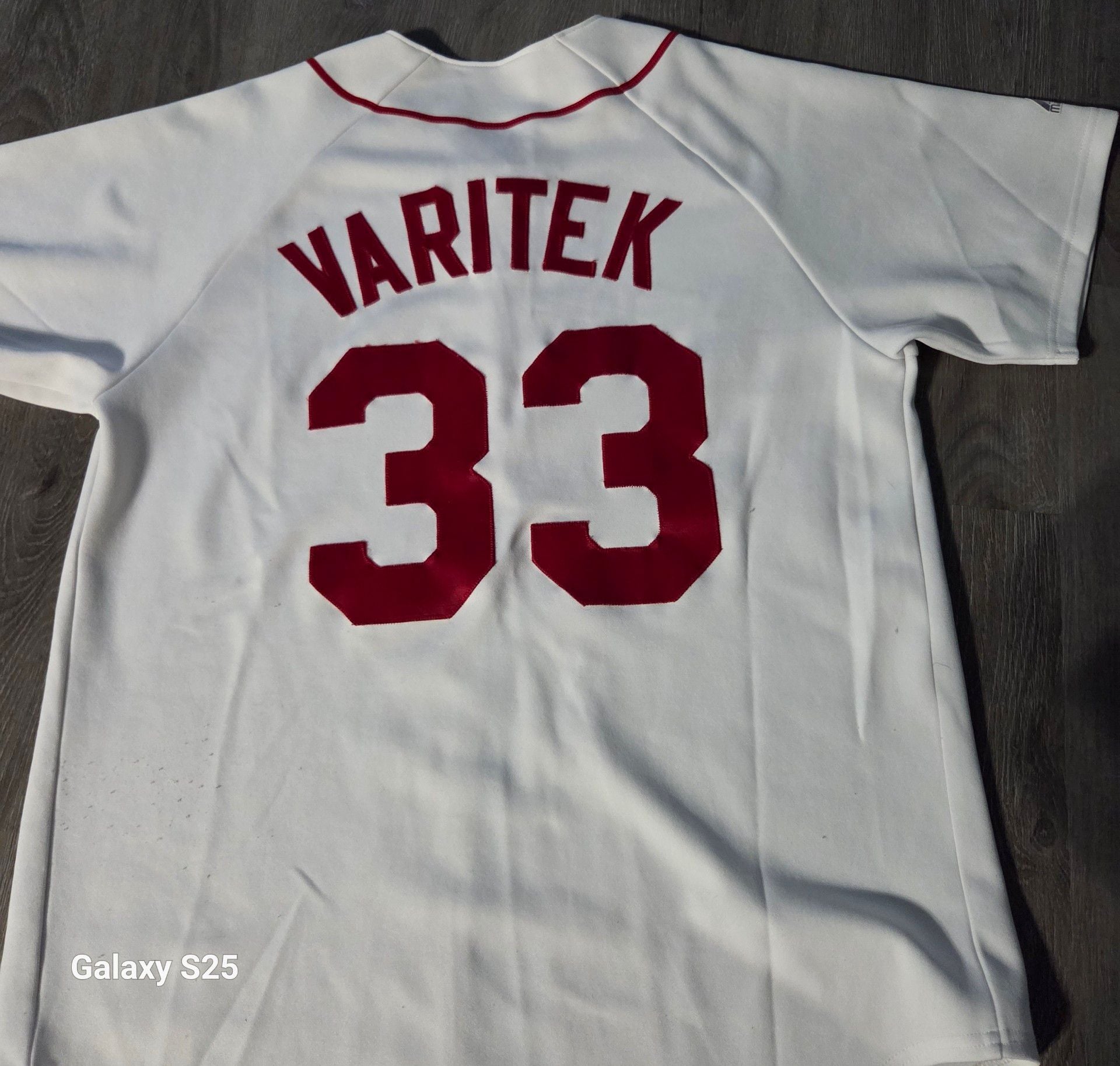Majestic Boston Red Sox Varitek 33 Baseball Jersey White 6