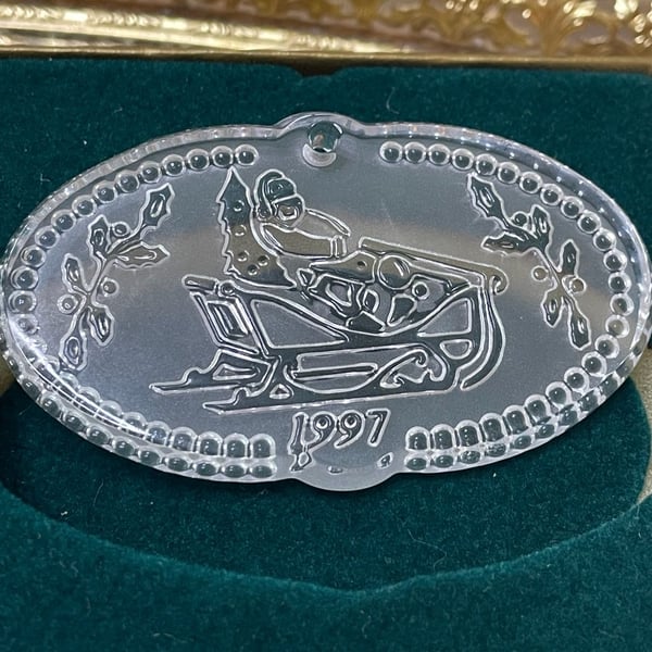 Waterford Crystal Songs Of Christmas Jingle Bells Ornament 1997