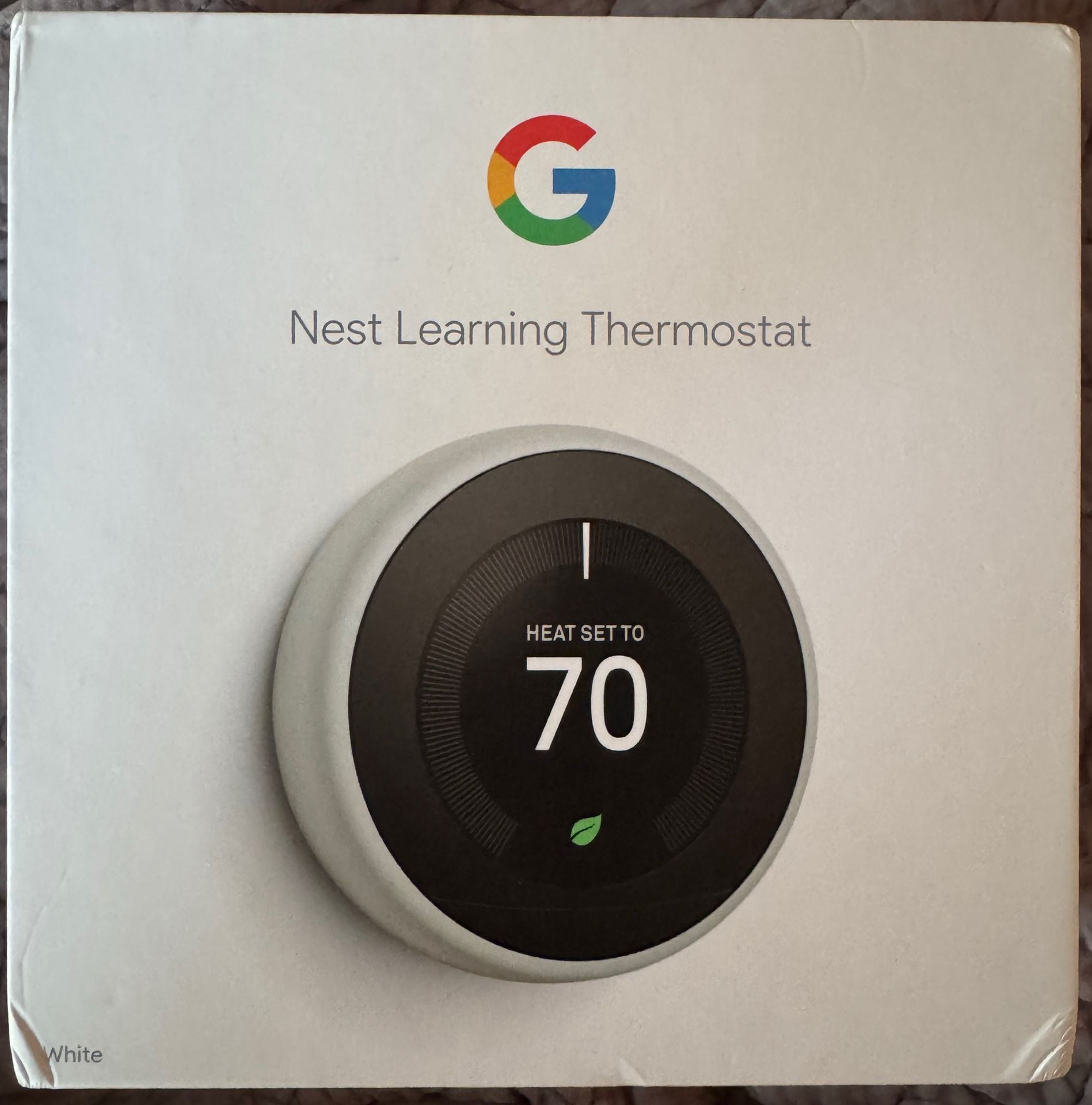 Google Nest Thermostat White T3017US 1