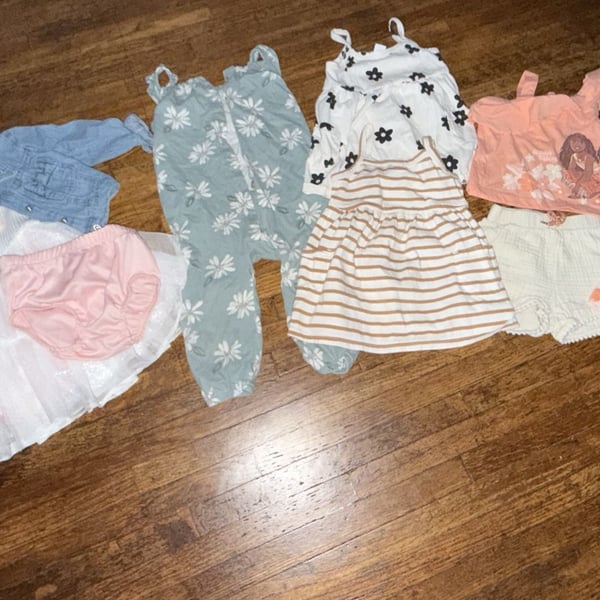 Baby Girl Clothes Lot Multi-Piece Outfit Bundle