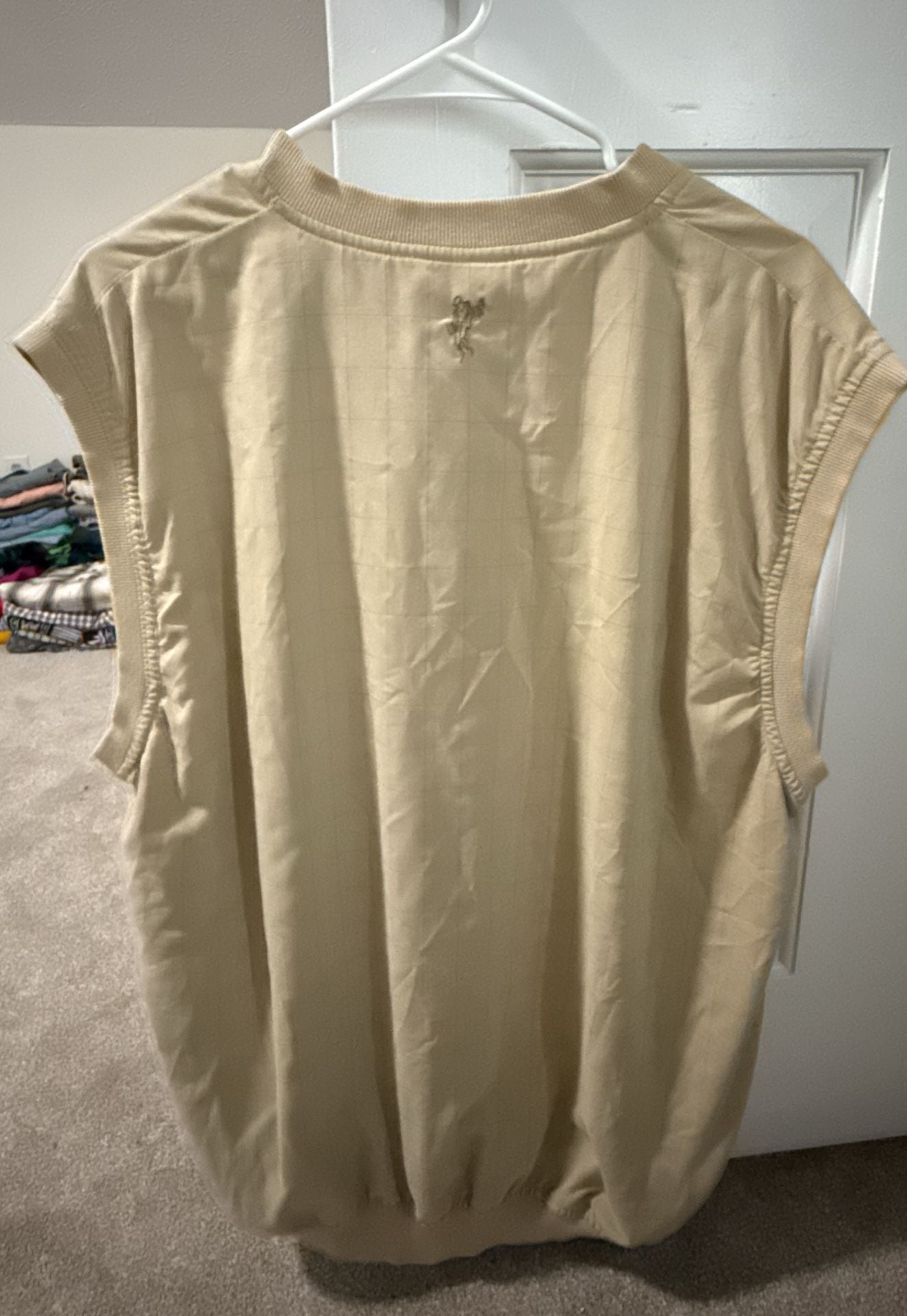 Ashworth Purdue Boilermakers Sweater Vest Size L Beige V-Neck Golf 5