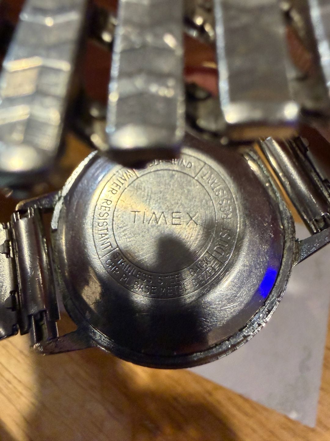1971 Timex Viscount Automatic Watch Silver auto 7