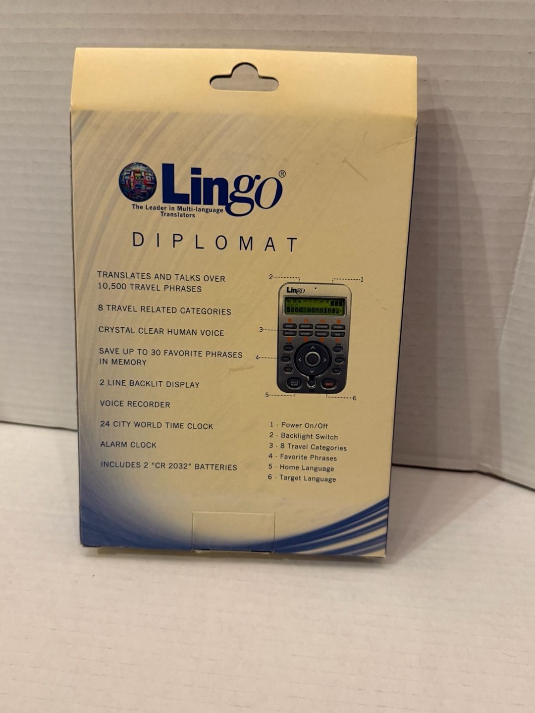 LINGO DIPOLMAT TALKING 15 LANGUAGE PHASE TRANSLATOR-LINGOTAL, 2