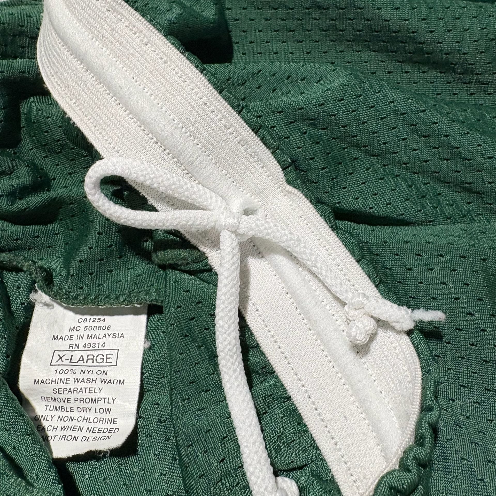 Vtg 90s Champion Mesh Shorts Mens XL Green SUNY Brockport College 8